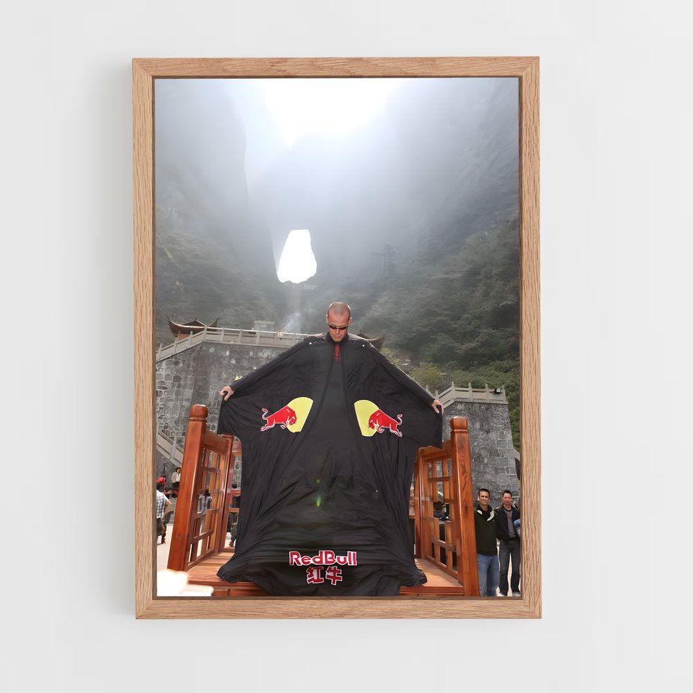 Poster Red Bull Vibes – affiche Vol en wingsuit (vue 4)